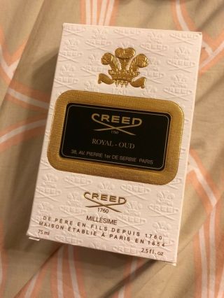 2011 Vintage Creed Royal Oud Batch A4311t01 Parfum Spray 2.  5 Oz / 75 Ml