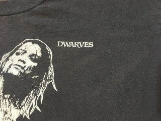 Dwarves Vintage Punk Shirt Large Grey 1990 Blood,  Guts,  And P