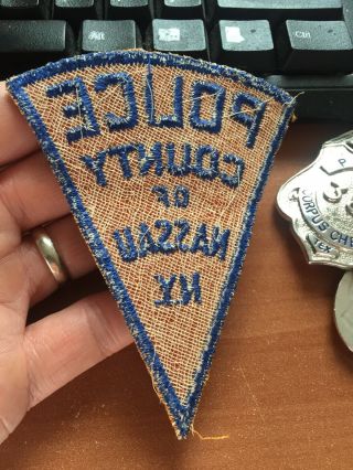 Nassau County York NY Vintage Long Island Sheriff Police Security Patch 3