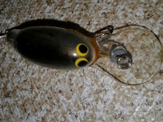 Vintage Bagley Crankbait Lure with all Brass - Rare Color - Bagley ' s Collectible 4