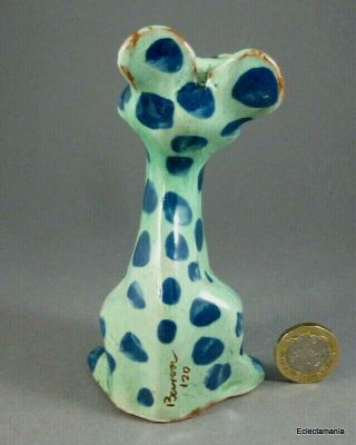 Scarce Vintage BARON Art Pottery Grotesque Frog - Arts & Crafts - Vulliamy 6
