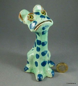 Scarce Vintage BARON Art Pottery Grotesque Frog - Arts & Crafts - Vulliamy 8