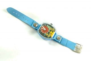 Vintage Merry Manufacturing Usa Plastic Blue Teeter Totter Watch - Parts/repair