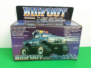 Vtg 1983 Playskool Bigfoot Sst Monster 4x4x4 Truck Boxed W/ Instructions