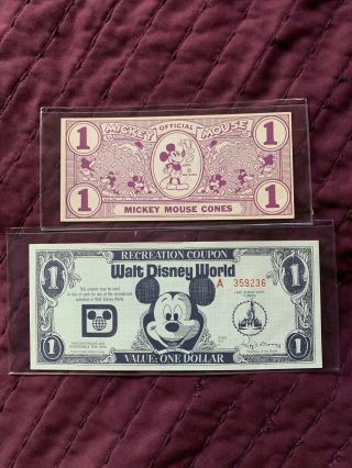 Vintage Bills.  Set Of 2.