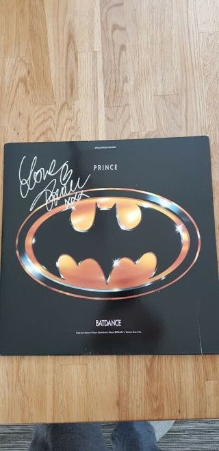 Prince Rare Signed Autograph On Batdance