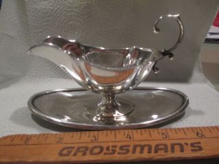 Sterling Silver Footed Sauce Gravy Boat 6 " Sauceboat International Miniature