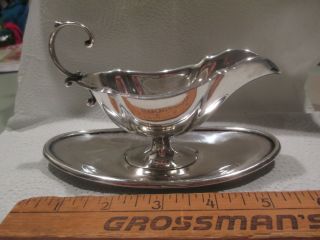 Sterling Silver footed Sauce Gravy boat 6 