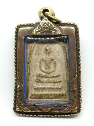 Holy Thai Amulet Pendant Phra Lp Somdej Talisman Buddha Monk Powerful Magic Luck