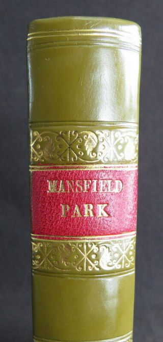 Rare Early Jane Austen 1833 Mansfield Park 1st Bentley Single Volume Ed Engrvs
