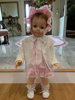 Saucy Walker Doll 28 Inch Vintage By Ideal
