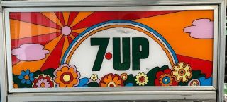 7 - Up Machine Sign 1970 
