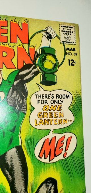 Green Lantern 59,  NM 9.  2 looks 9.  8 1st Appearance Guy Gardner Rare High - Grade. 5