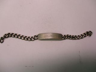U.  S.  Army Wwii Period Identification Bracelet For Evan C.  Peteroff,  17240123