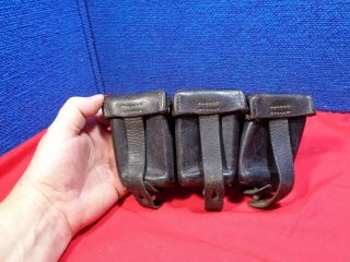 German Wwii Dated 1940 Ammo Pouch