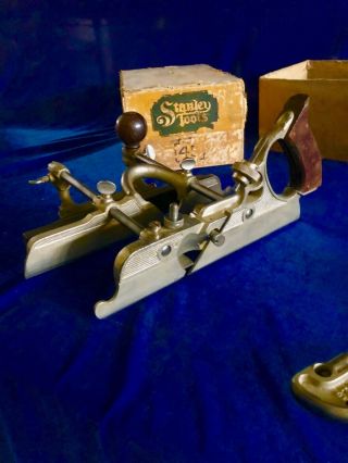 VINTAGE STANLEY 45 SWEETHEART COMBINATION PLANE,  2 BOXES of BLADES 4