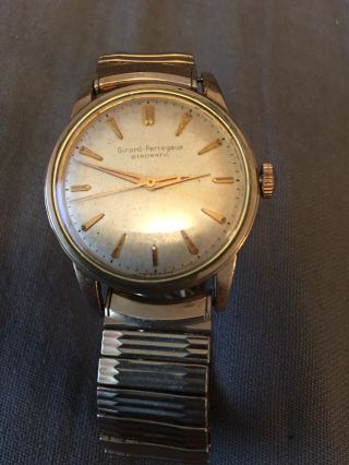 Vintage Men’s Girard Perregaux Gyromatic Watch