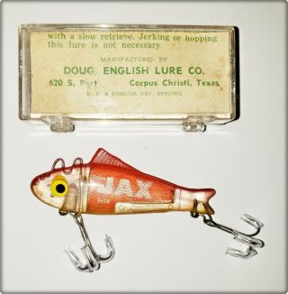 Rare Doug English Old English Bingo Swimmer Lure JAX BEER 2