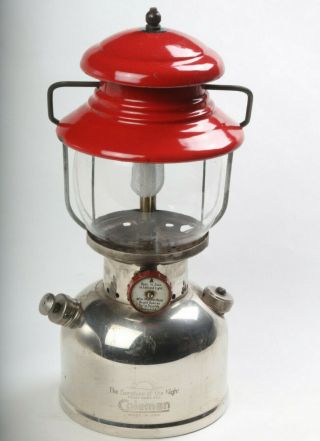1 Vintage Coleman Camping Lantern 200,  Christmas " 1950 - 12 " For 200a Fans
