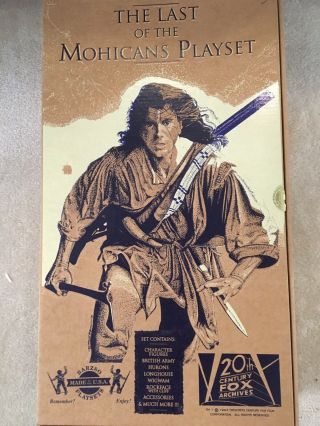 Barzso " The Last Of The Mohicans " Playset - Very Rare - -