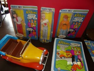 Archie Jalopy,  3 Dolls,  Clothes & Doll Case,  Vintage Rare Set