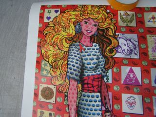 RARE LSD BARBIE POSTER BY MARK MCLOUD SIGNED BY TIMOTHY LEARY VINTAGE 2