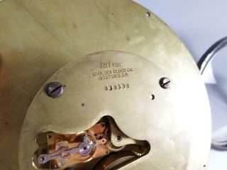 Vintage Chelsea Ship ' s Bell Clock - Runs Perfect 9