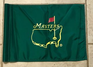 Masters Tournament Augusta National Golf Club Course Flown Green Flag Very Rare