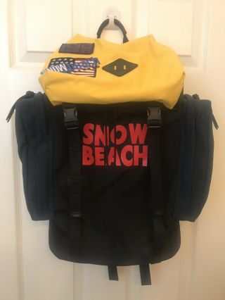 Polo Ralph Lauren Snow Beach Backpack Vtg Polo Sport 1992