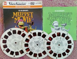 The Muppet Movie View - Master Reels 3pk In Packet With Book.