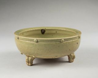 Chinese Ming Dynasty Antique Celadon Glazed Incense Burner (repaired)