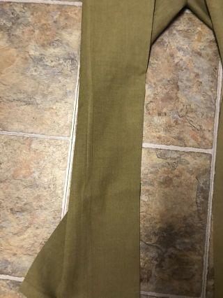 WW2 US Army Man ' s Uniform Complete Wool 34x31 Pant 15x32 Shirt 5