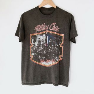 1987 Motley Crue Girls Vintage Tour Band Rock Shirt 80s 1980s Guns N Roses Ratt