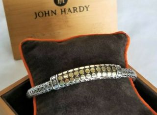 John Hardy Ultra Rare 18k Gold Dot Station Bracelet - Pristine A,