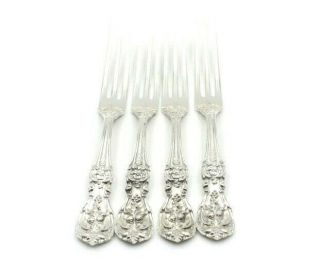 Set Of 4 Antique Sterling Silver Reed & Barton Francis I Forks 5326