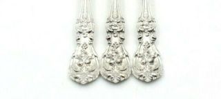 SET OF 3 ANTIQUE STERLING SILVER REED & BARTON FRANCIS I BERRY FORKS 5319 2