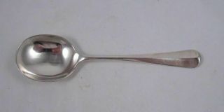 Cj Vander English Sterling Silver Queen Anne Rattail Soup Spoon Mul Av 6 3/8 "