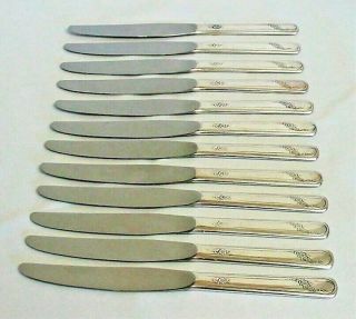 83 Piece Set QUEEN BESS II Silverplate Flatware Oneida Community 1946 with Chest 3