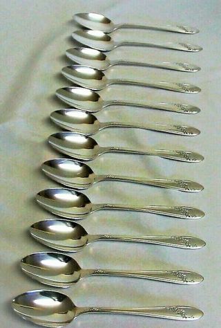 83 Piece Set QUEEN BESS II Silverplate Flatware Oneida Community 1946 with Chest 5