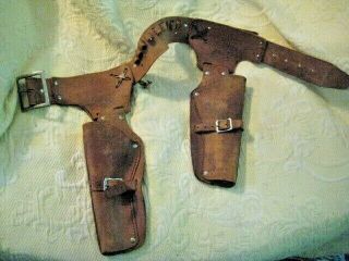 Vintage Mattel Toy - Shootin Shell Fanner Fifty - No Guns Double Holster - Only