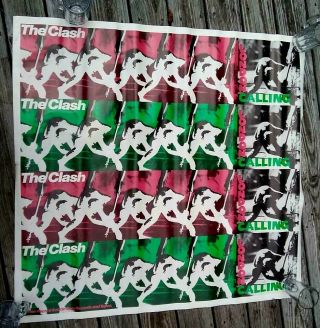 The Clash London Calling Vintage Promo Poster 1979 Ultra Rare 42x44