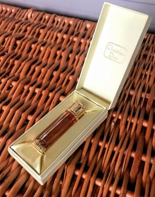 Vintage Christian Dior " Diorling " Perfume Bottle - 1/4 Oz - 7.  5 Ml 60 