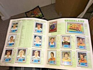 VINTAGE PANINI EUROPA 80 ALBUM 9 CARDS MISSING,  ANOTHER WITH 46 CARDS LOFT FIND 11