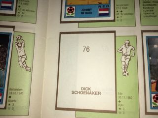 VINTAGE PANINI EUROPA 80 ALBUM 9 CARDS MISSING,  ANOTHER WITH 46 CARDS LOFT FIND 4