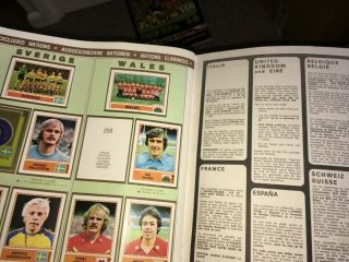 VINTAGE PANINI EUROPA 80 ALBUM 9 CARDS MISSING,  ANOTHER WITH 46 CARDS LOFT FIND 9