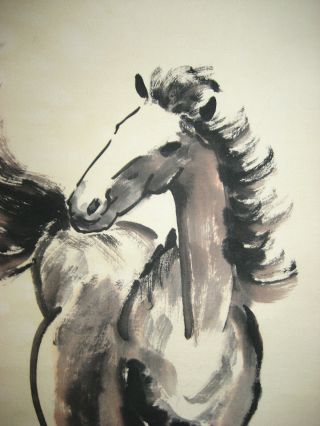 100 Hand painted Chinese Scroll Painting by Xu Beihong (徐悲鸿) Horse 5