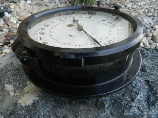 old vintage U.  S.  Government Chelsea Clock Co.  Boston Navy Military Wall Clock 7