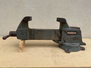 Vintage Craftsman Heavy Duty Swivel Bench Vise 4 - 1/2 Jaws Model No 506 - 51840 10