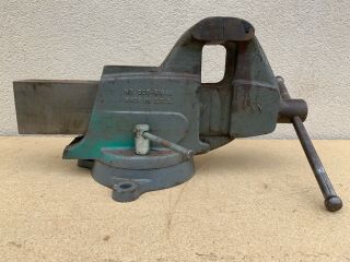 Vintage Craftsman Heavy Duty Swivel Bench Vise 4 - 1/2 Jaws Model No 506 - 51840 2
