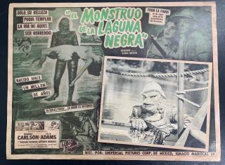 Vintage Universal International Creature From The Black Lagoon Poster